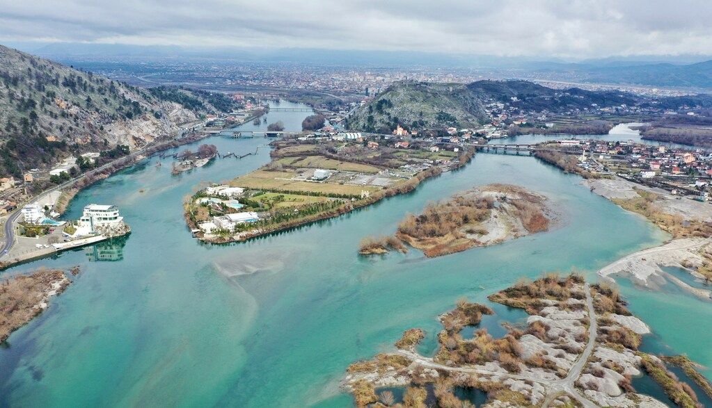 Ein Luftbild einer Stadt