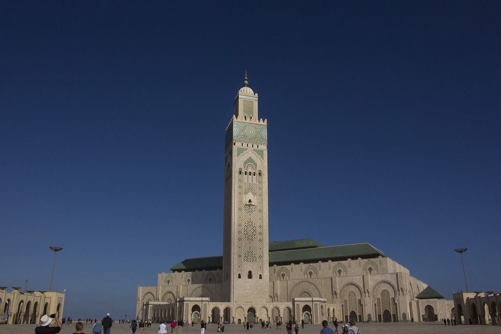 Hassan-II-Moschee in Casablanca, eine der größten Moscheen der Welt.