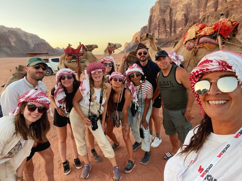 WeRoad organisierten Gruppenreise Jordanien