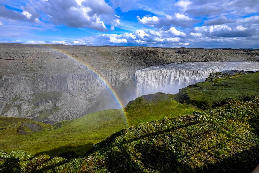 Wasserfällen Europas: Dettifoss in Island