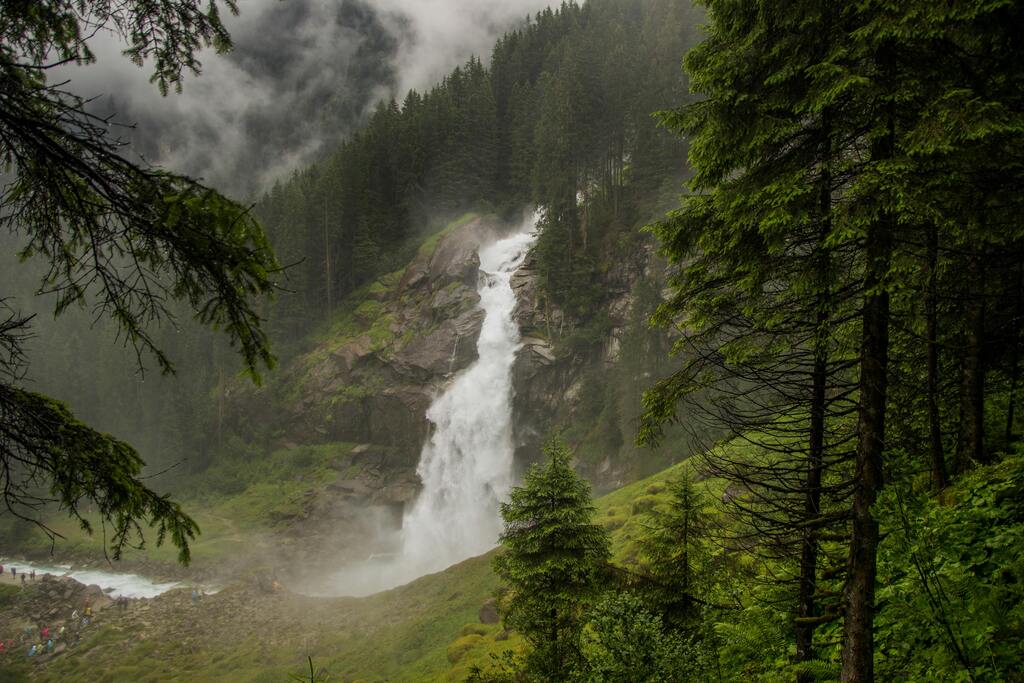 Krimmler Wasserfälle in Österreich